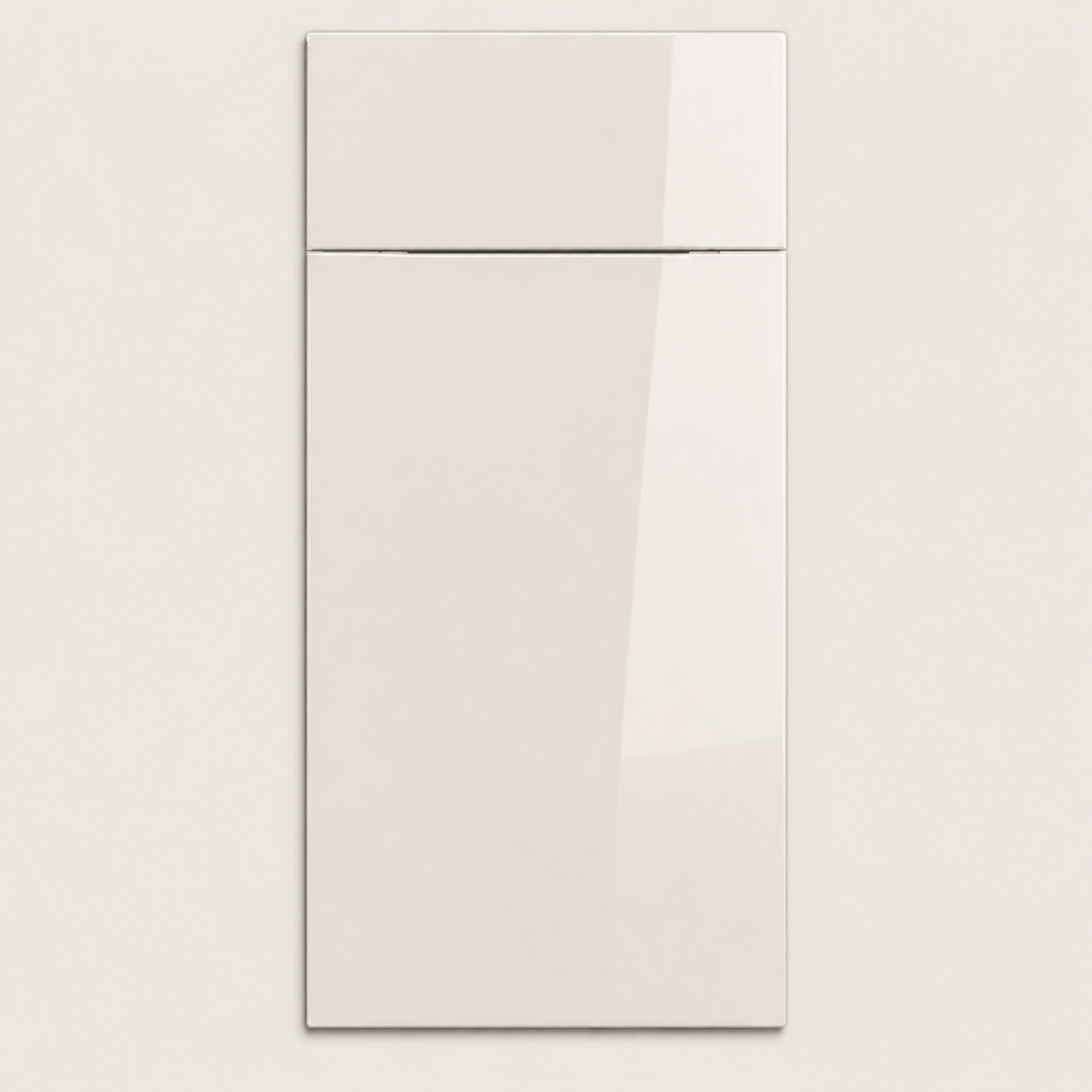 Luxe Cashmere cabinet door by Deluxe Wood Cabinetry