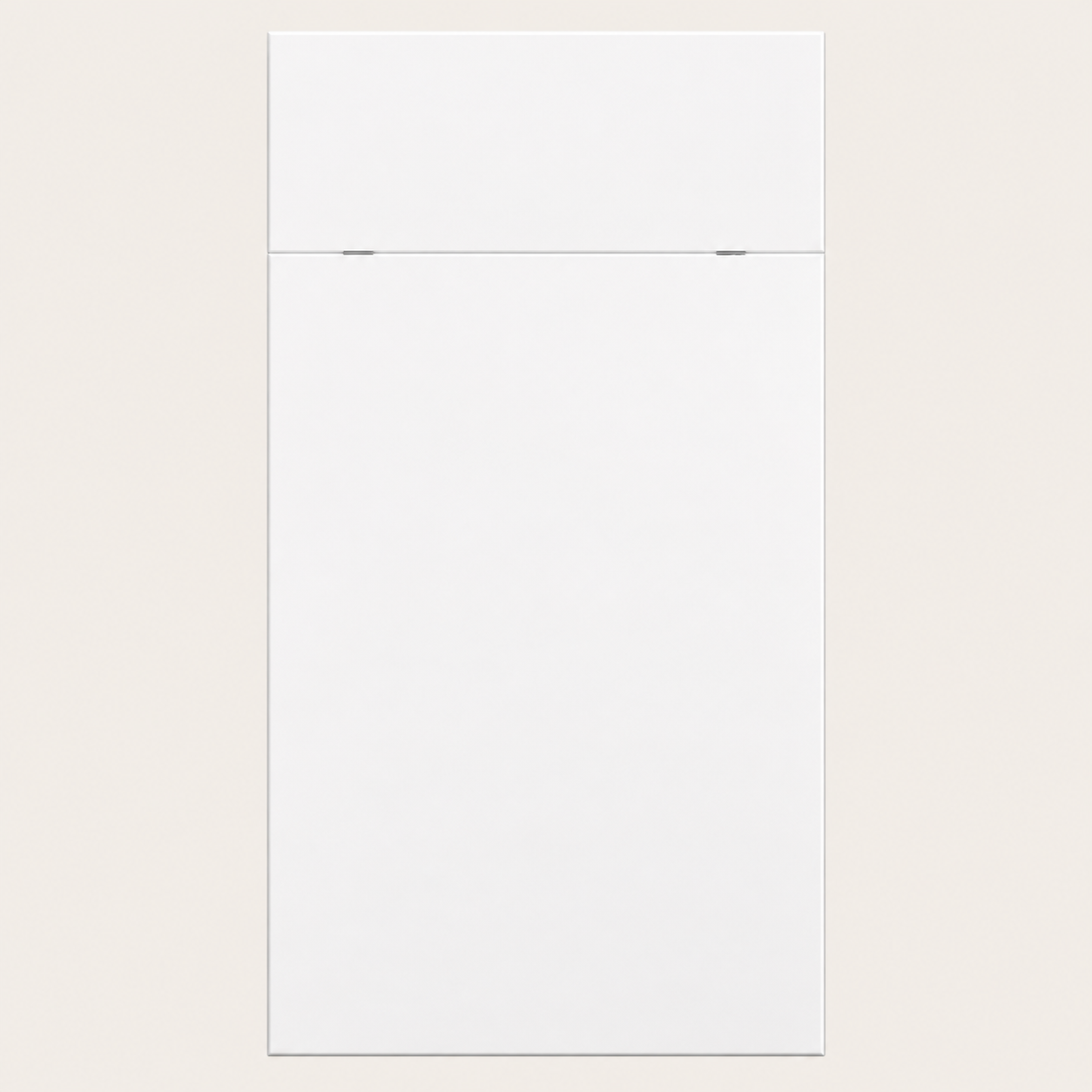 Zenit Blanco cabinet door by Deluxe Wood Cabinetry