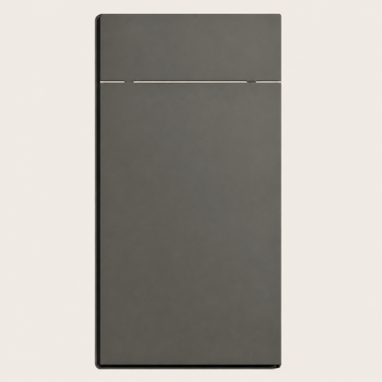 Zenit Verde Salvia cabinet door by Deluxe Wood Cabinetry