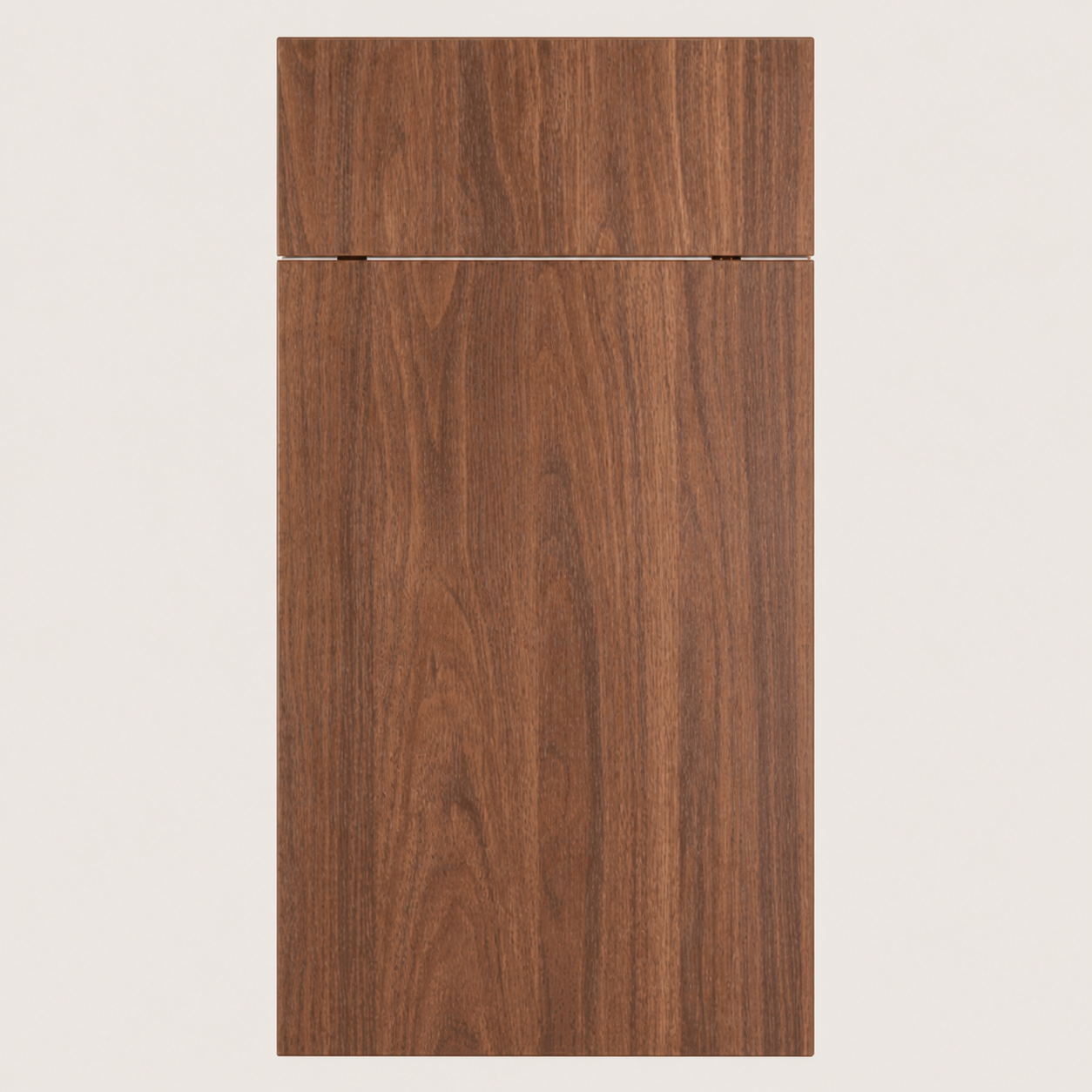Auburn Carini Walnut cabinet door by Deluxe Wood Cabinetry