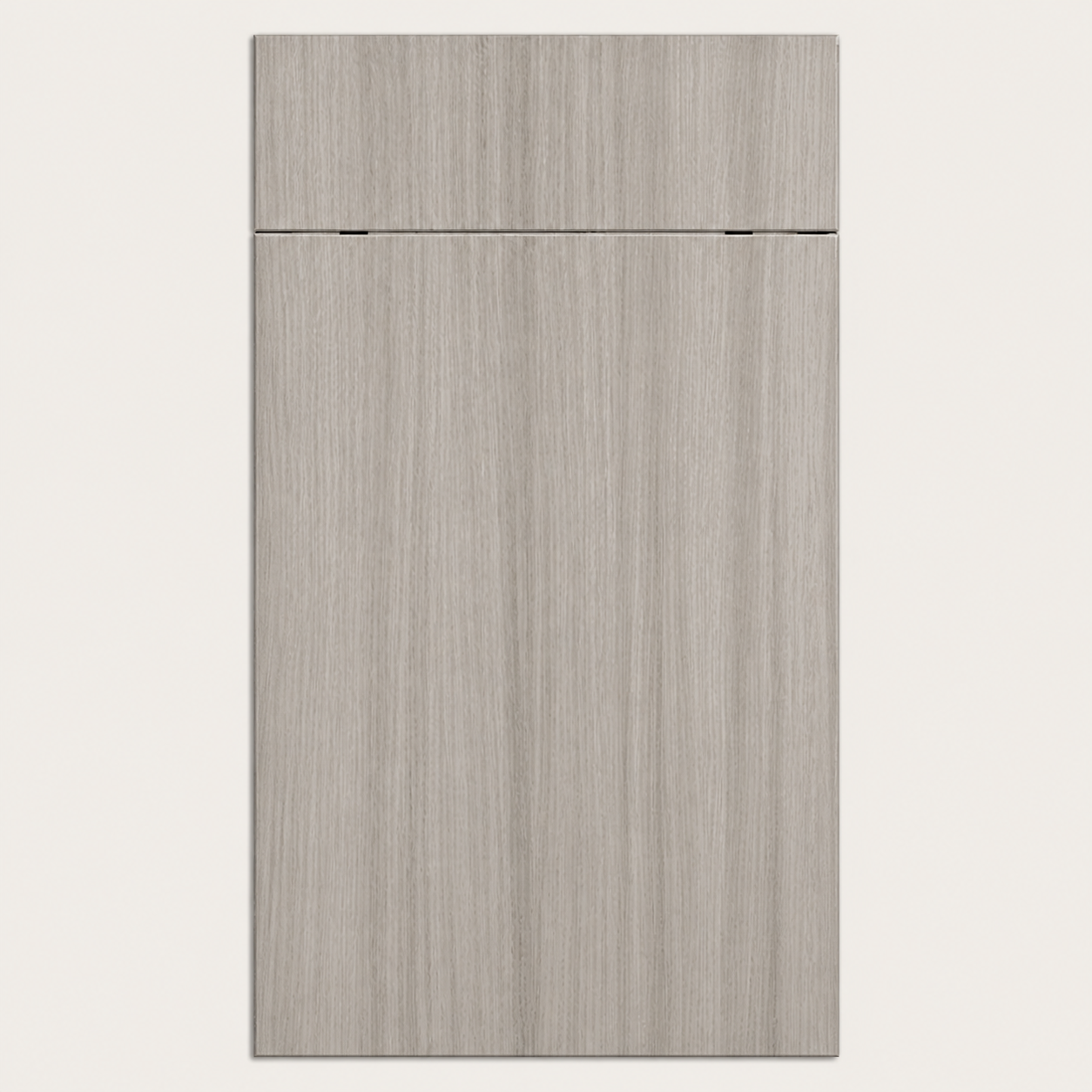 Medium Grey Fineline cabinet door by Deluxe Wood Cabinetry