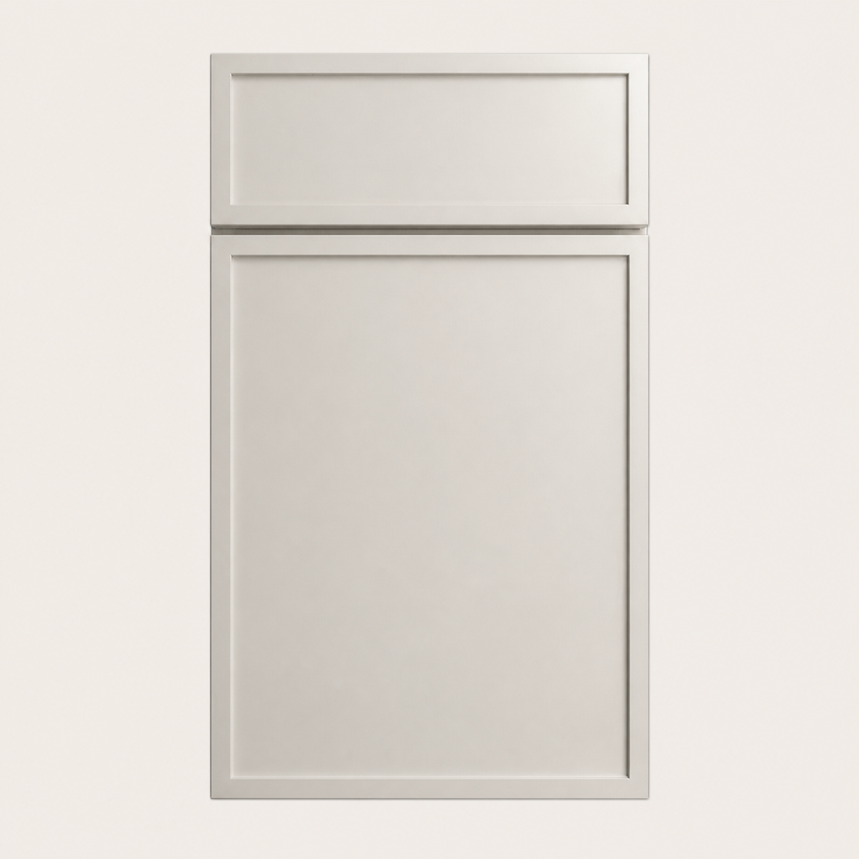 Liberty Slim Shaker Dune cabinet door by Deluxe Wood Cabinetry