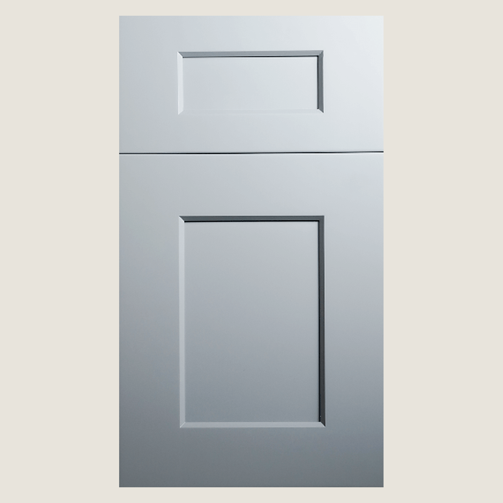 Grey Shaker cabinet door by Finewood Cabinetry