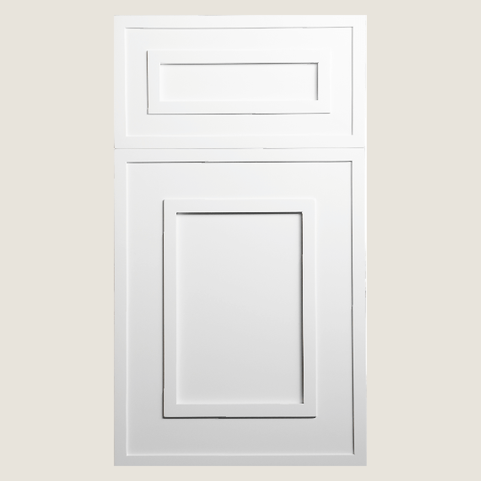 White Elegant cabinet door by Finewood Cabinetry