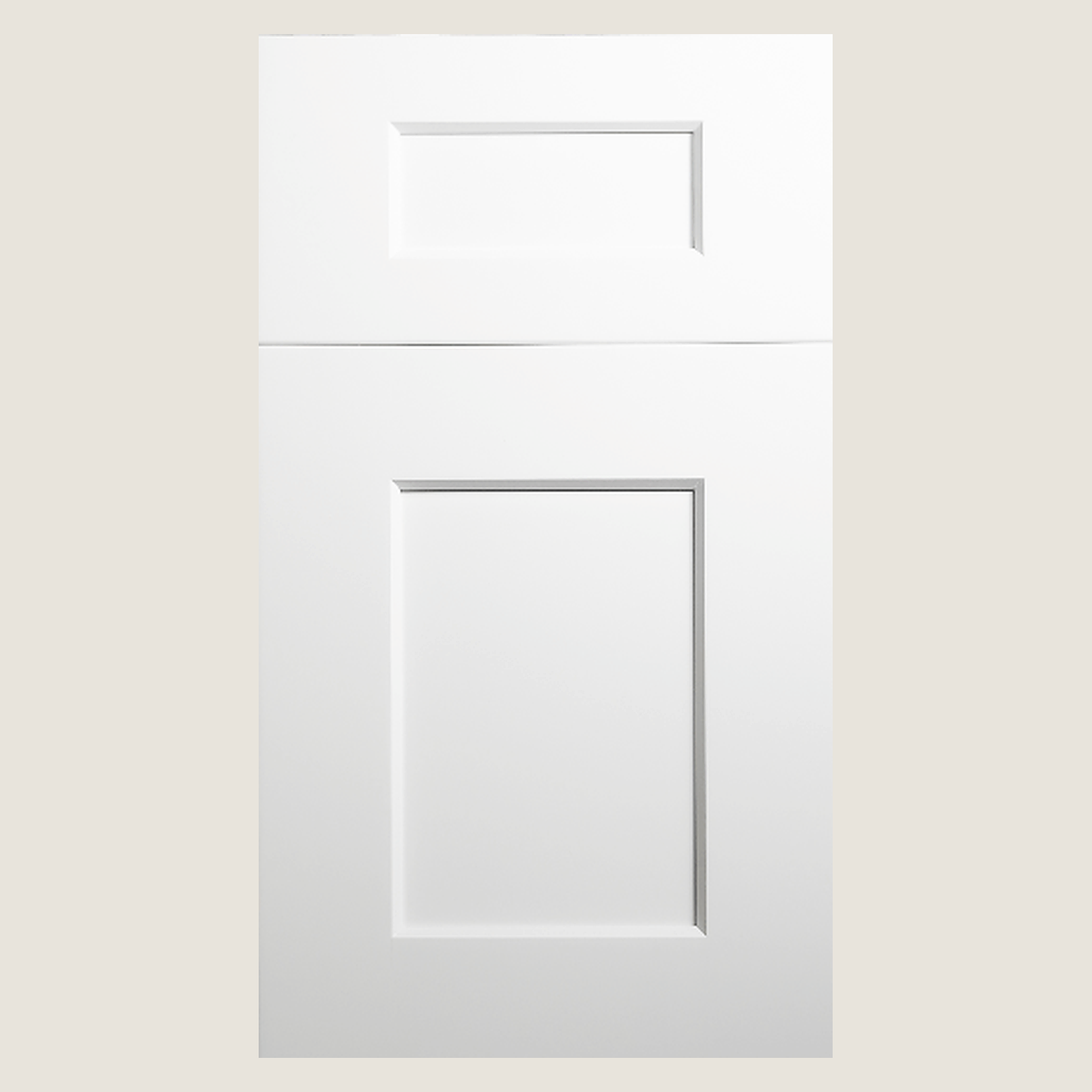 White Shaker cabinet door by Finewood Cabinetry