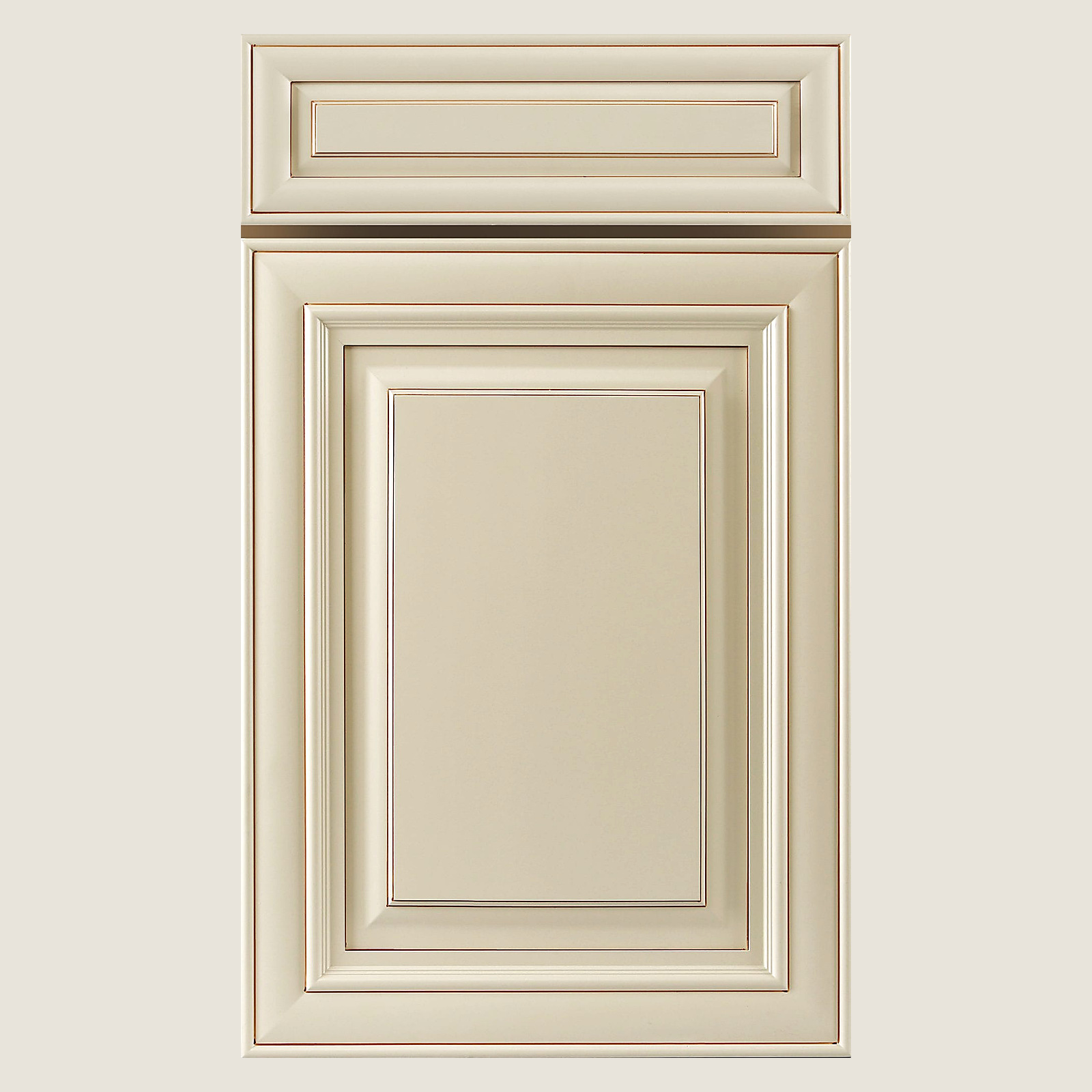 A7 Crème Glazed cabinet door by J&K Cabinetry